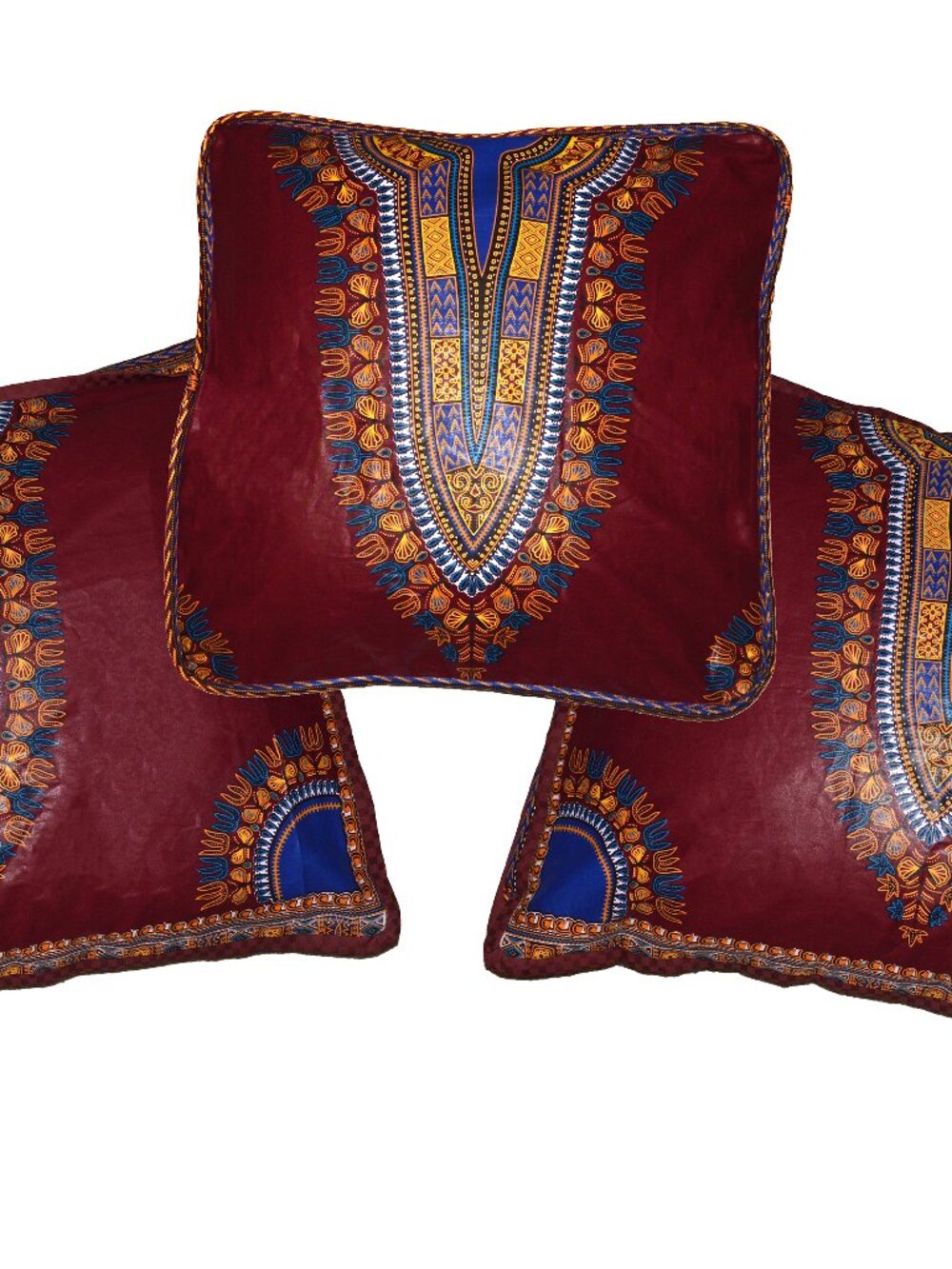 3 Pieces Dashiki Pillow case /Throw pillow Set (These Are Pillow Case ONLY)